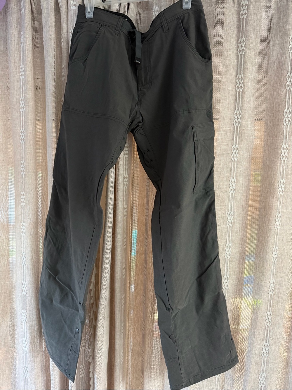Prana stretch Zion straight leg relaxed fit 32x32 charcoal grey